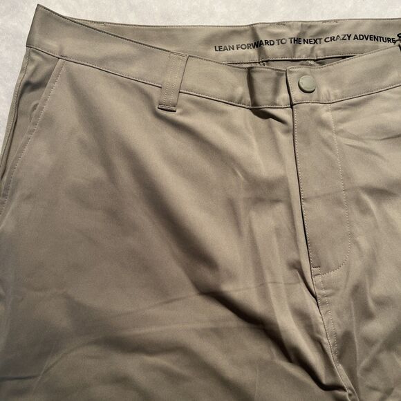 Rhone Men's 9" Commuter Shorts  Sage Green Athletic Performance Casual Fit Flex - Picture 4 of 6